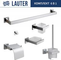 Набор аксессуаров для ванной Lauter 21SH71061+21SH71051+21SH71101+21SH71091+21SH71011+21SH71111 (Chr