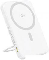 Внешний аккумулятор Baseus PicoGo Qi2 Magnetic Power Bank 5000mAh 20W (белый)