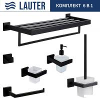 Набор аксессуаров для ванной Lauter 21SH71062+21SH71092+21SH71072+21SH71092+21SH71152+21SH71112 (Mat