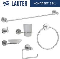 Набор аксессуаров для ванной Lauter 21TS20115+21TS20113+21TS2019+21TS2017+21TS20111+21TS2013 (Chrome