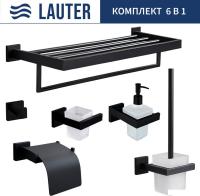 Набор аксессуаров для ванной Lauter 21SH71062+21SH71092+21SH71102+21SH71092+21SH71152+21SH71112 (Mat