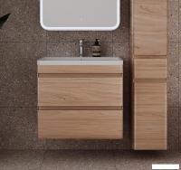 Symbolite Тумба под умывальник Атлантика 70 Люкс Plus (подвесная, ясень перламутр)