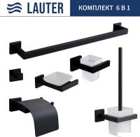 Набор аксессуаров для ванной Lauter 21SH71062+21SH71052+21SH71102+21SH71092+21SH71012+21SH71112 (Mat