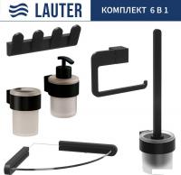 Набор аксессуаров для ванной Lauter 21TS3019 + 21TS3021 + 21TS3009 + 21TS3015 + 21TS3008 + 21TS3023