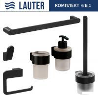 Набор аксессуаров для ванной Lauter 21TS3019 + 21TS3021 + 21TS3011 + 21TS3015 + 21TS3006 + 21TS3023