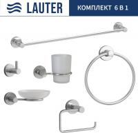 Набор аксессуаров для ванной Lauter 21TS20115+21TS20113+21TS2019+21TS2017+21TS20111+21TS2015 (Chrome