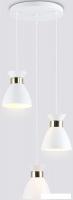 Подвесная люстра Ambrella light TR8467/3 WH/FGD (белый/золото)