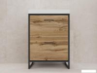 Style Line Тумба под умывальник Лофт 1.0 60см (два ящика)