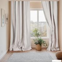 Комплект штор Mio Tesoro Блэкаут 150x270 (2 шт, серый)