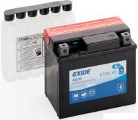 Мотоциклетный аккумулятор Exide ETX5L-BS (4 А·ч)