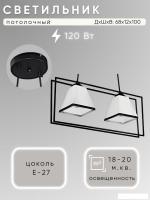 Подвесная люстра Aitin Pro НСБ 01-2х60-101 51932/2 (черный)