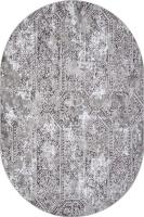 Ковер для жилой комнаты Merinos Silver F390-OVAL-GRAY (2x3)