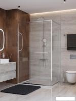 Душевой уголок Cezares LUX-AH-FS-11-120/80-C-CR