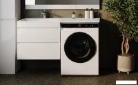 Symbolite Тумба под умывальник Даллас 130 Люкс Plus (подвесная, эмаль, белый)