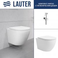 Унитаз подвесной Lauter Vortex 2110830VP + Breez 21GN7071CH