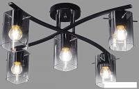 Люстра средней высоты Aitin Pro НПБ 02-5x40-101 07369/5 (черный/хром)