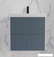 Symbolite Тумба под умывальник Стокгольм 60 Classic Push 2 ящика (подвесная, графит софт)