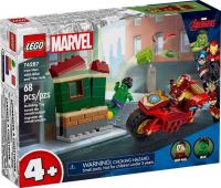 Конструктор LEGO Super Heroes Железный человек на мотоцикле и Халк 76287