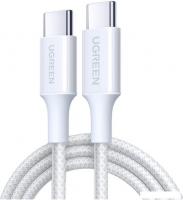 Кабель Ugreen L502 USB Type-C - USB Type-C (2 м, белый)