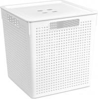 Коробка для хранения Violet Лофт с крышкой 6923106 (белый)