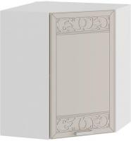 Шкаф навесной Трия Долорес 1В6У (белый/крем)