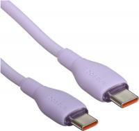 Кабель Baseus Pudding Series Fast Charging Cable 100W USB Type-C - USB Type-C (1.2 м, фиолетовый)