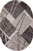 Ковер для жилой комнаты Merinos Sierra D487-OVAL-BEIGE-BROWN-2 (2x4)