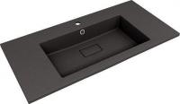 Умывальник Symbolite Line 100x48 (кварц, антрацит)