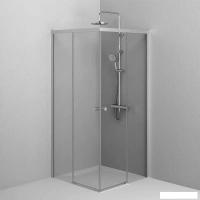Душевой уголок AM.PM X-joy 90x90 W94G-403-9090-MT1K (серебристый/прозрачное стекло)