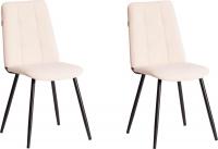 Стул TetChair Asti Trend (2 шт, молочный/черный)