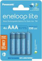 Аккумулятор Panasonic Eneloop Lite AAA BK-4LCCE/4CP (4 шт)