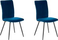 Стул TetChair Monte Carlo Trend (велюр, синий, 2 шт)
