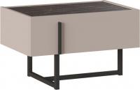 Тумба Ангстрем Милагро спальня МИ-300.10 (Д1, кашемир серый/камень пьетра/черный графит)