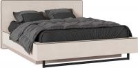 Кровать Ангстрем Милагро спальня с ПМ Малага-811.26 (М) (Simple 29/кашемир серый/оМ02)