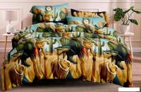 Евро комплект постельного белья Царство сновидений Евро Трипи тропи 150-0610