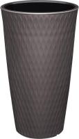 Кашпо Эльфпласт Kerama EP664 (серо-коричневый)