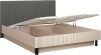 Кровать Ангстрем Хилтон спальня ХТ-801.26 исп.24 (Д2, кашемир серый)