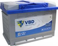 Автомобильный аккумулятор VBD Blue Dinamic 6СТ-75R R+ (75 А·ч)