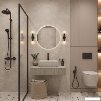 ЗОВ Тумба под умывальник Токио премиум 80 TP80ELSPTOC0 (вяз либерти серебряный)