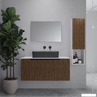 ЗОВ Тумба под умывальник Дублин 100 DU100LWMRM (белый тростник)