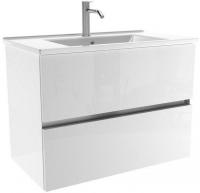 ЗОВ Тумба с умывальником Лира 70 L70MW0MWGVA-OL70 (белый глянцевый)