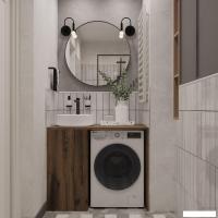 ЗОВ Тумба под умывальник Стамбул 100 S100LAW0LAWWMD (аттик)