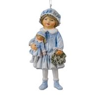Елочная игрушка Erich Krause Decor. Девочка с куклой лапландия 64546