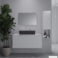 ЗОВ Тумба под умывальник Дублин 100 DU100LWMFW (флавио белый)