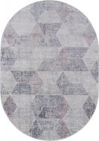 Ковер для жилой комнаты Merinos Zumma F257-OVAL-PINK (2.8x3.8)