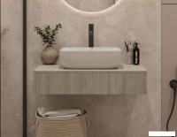 ЗОВ Тумба под умывальник Токио Премиум 80 TP80ELSPTOC2 (вяз либерти серебряный)