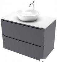 ЗОВ Тумба под умывальник Дион 60 D60LAFM7015MKV5-KP13W (графит матовый)