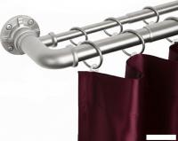 Карниз для штор UG Home Раздвижной 2-рядный 2КР-153-360-ЧО (черное олово, 1.53-3.6м)