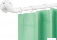 Карниз для штор UG Home Раздвижной 1-рядный 1КМ-180-360-БЛ (1.8-3.6м, белый)