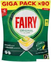 Капсулы для посудомоечной машины Fairy Original All in One Lemon (90 шт)
